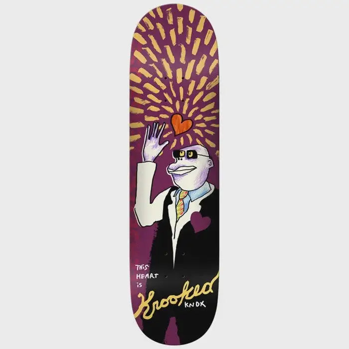 Krooked Knox This Heart Skateboard deck