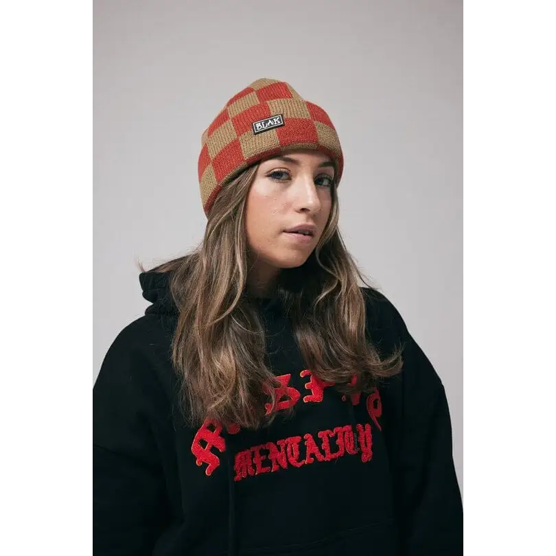 Blak Check Mate Beanie