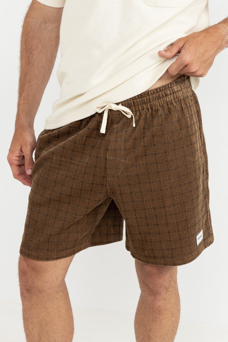 Rhythm Cord Check Jam Shorts