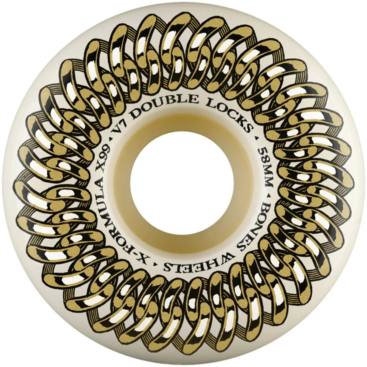 Bones X-Formula Double Lock V7 99A Skate Wheels - 58mm
