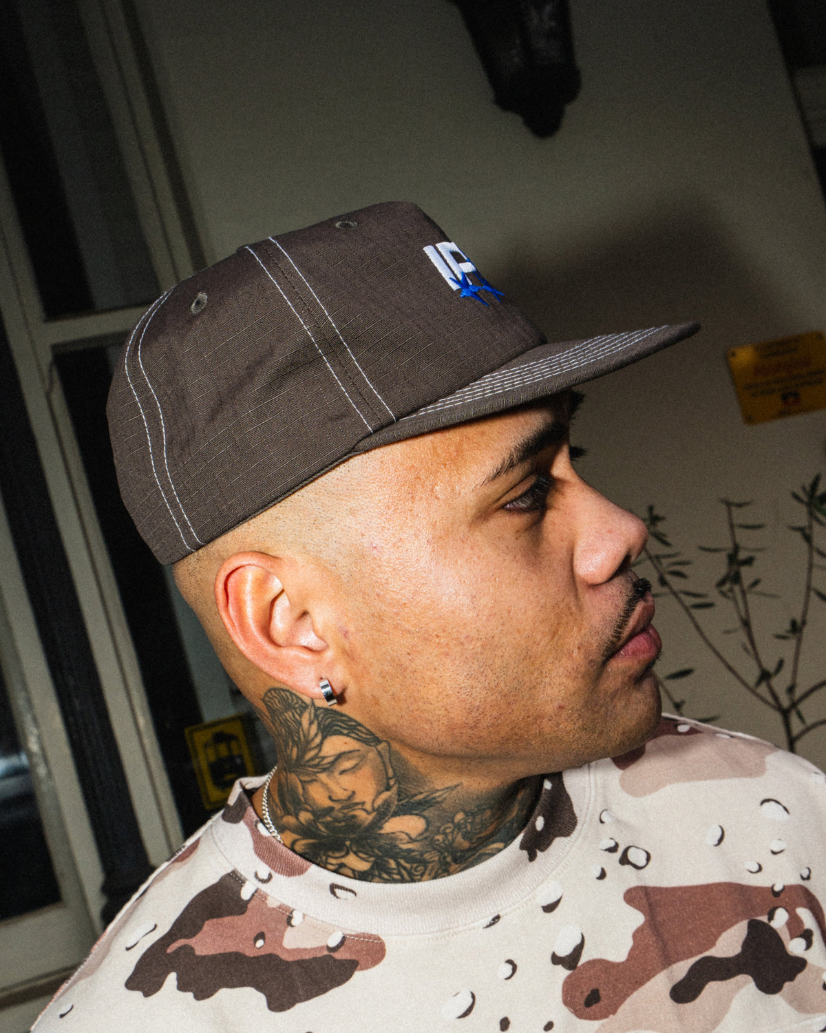 ICHPIG Capital Snapback Hat - Dark Brown
