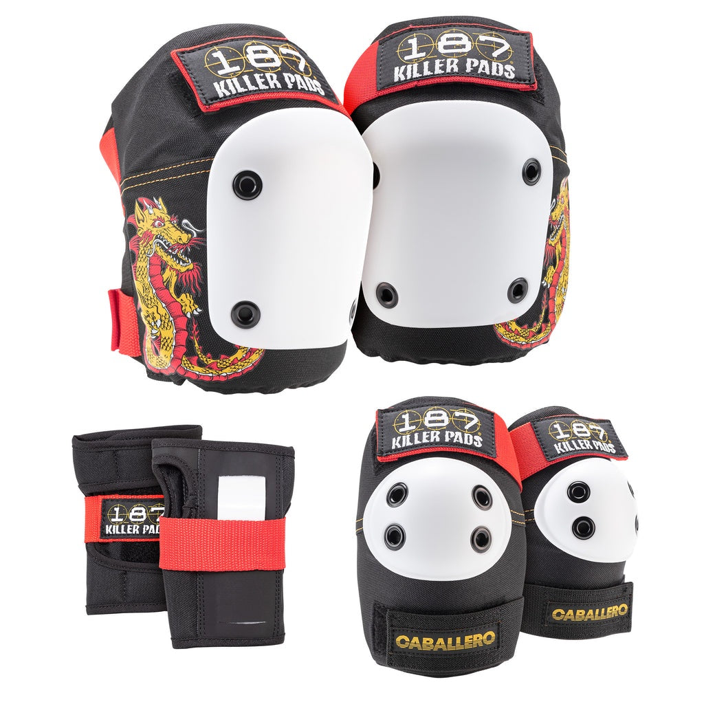 187 Six Pack Junior Skate Pads - Caballero