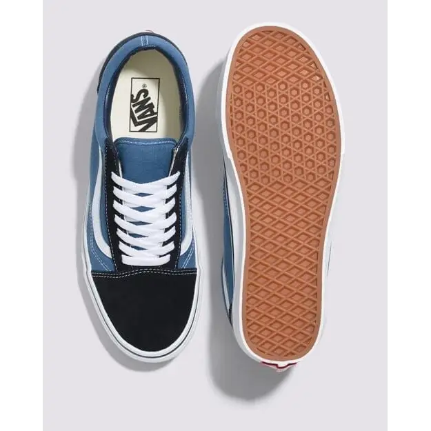 Vans Old Skool Youth Shoes - Navy Blue / True White