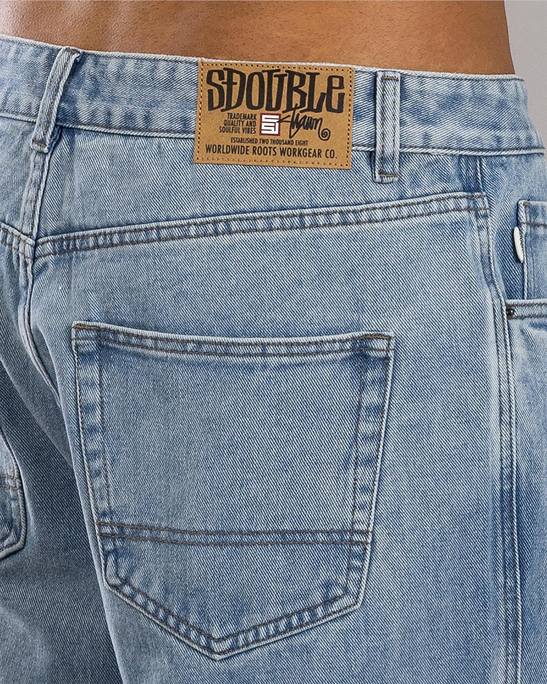 S Double Denim Standard Shorts