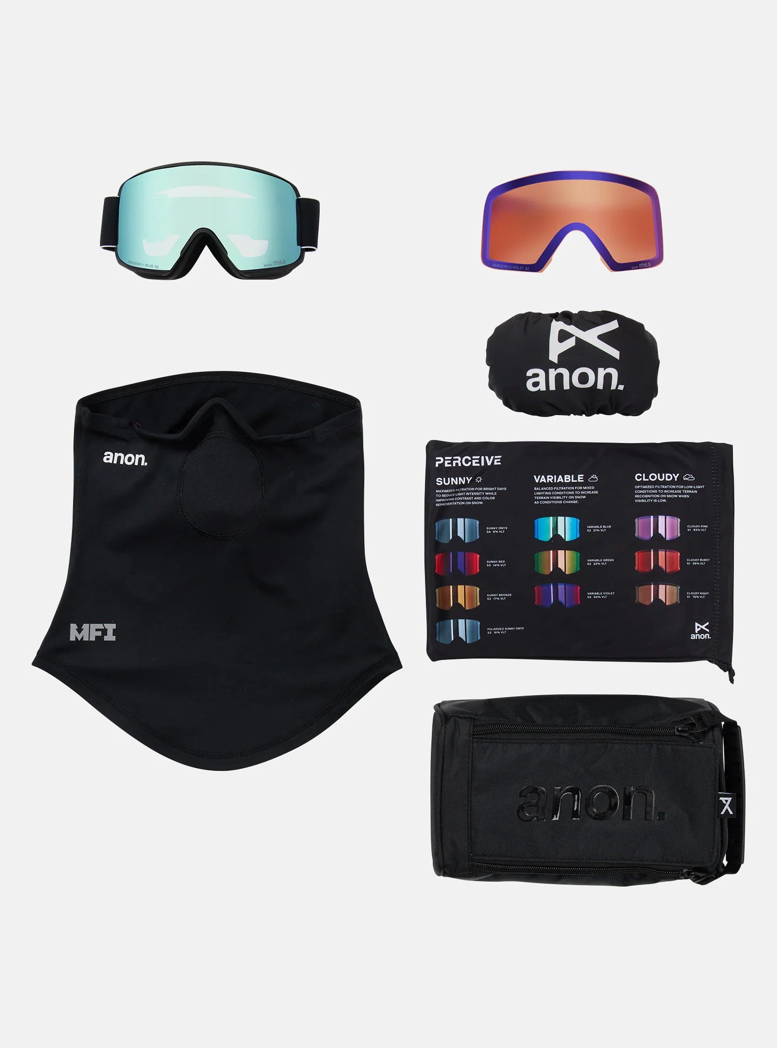 Anon M6S Goggles + Bonus Lens + MFI® Face Mask