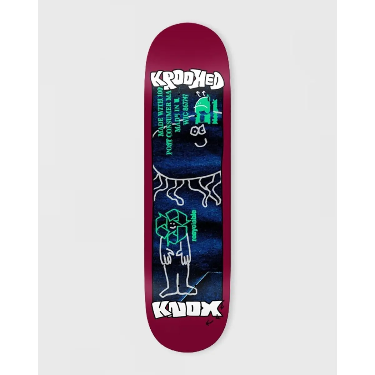 Krooked Tom Knox Recycled Skate Deck