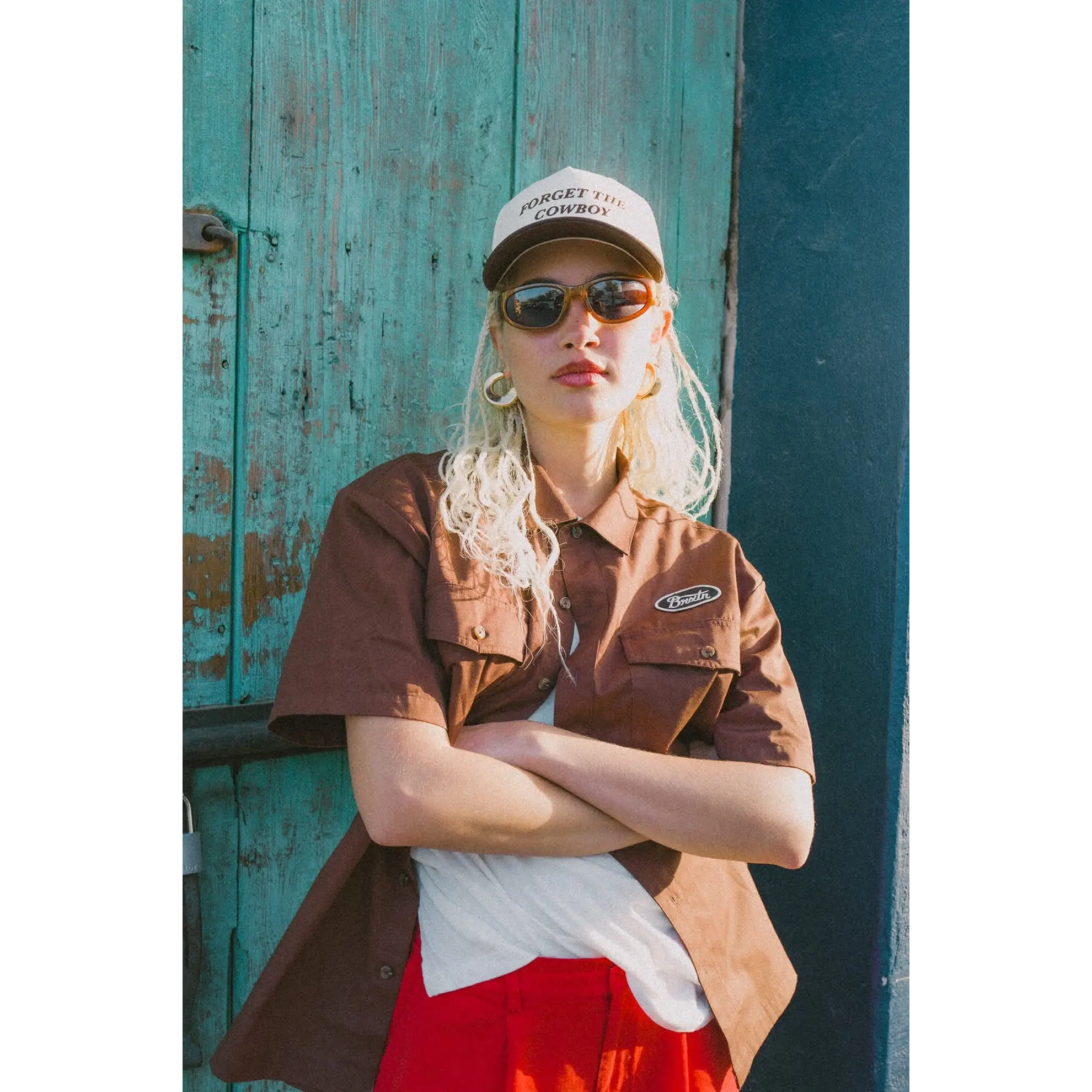 Brixton Forget the Cowboy Netplus Snapback Cap