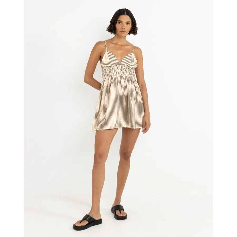 Rhythm Cove Stripe Mini Dress
