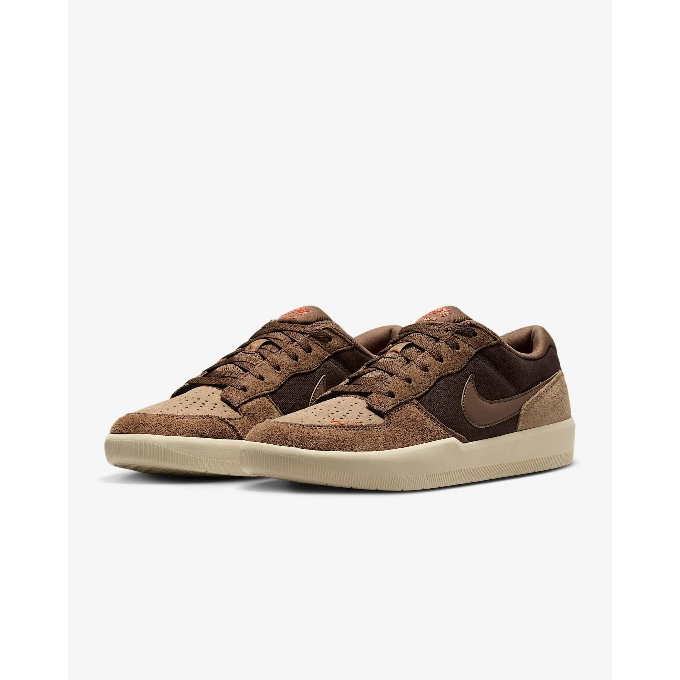 Nike SB Force 58 Shoes - Baroque Brown / Parachute Beige / Desert Khaki / Mosswood Brown
