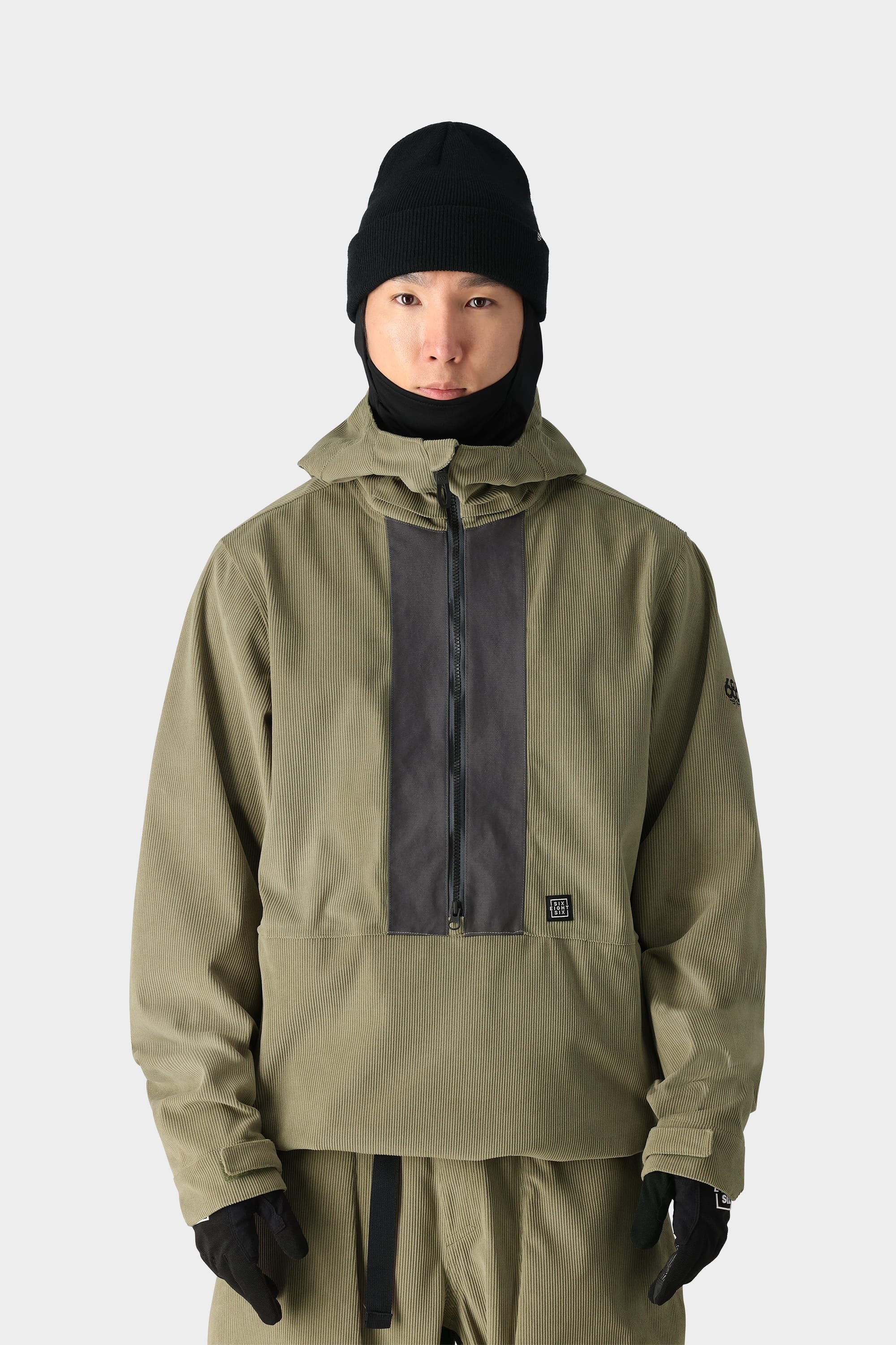 686 Ghost 2.5L Anorak Sage Corduroy Colourblock XS