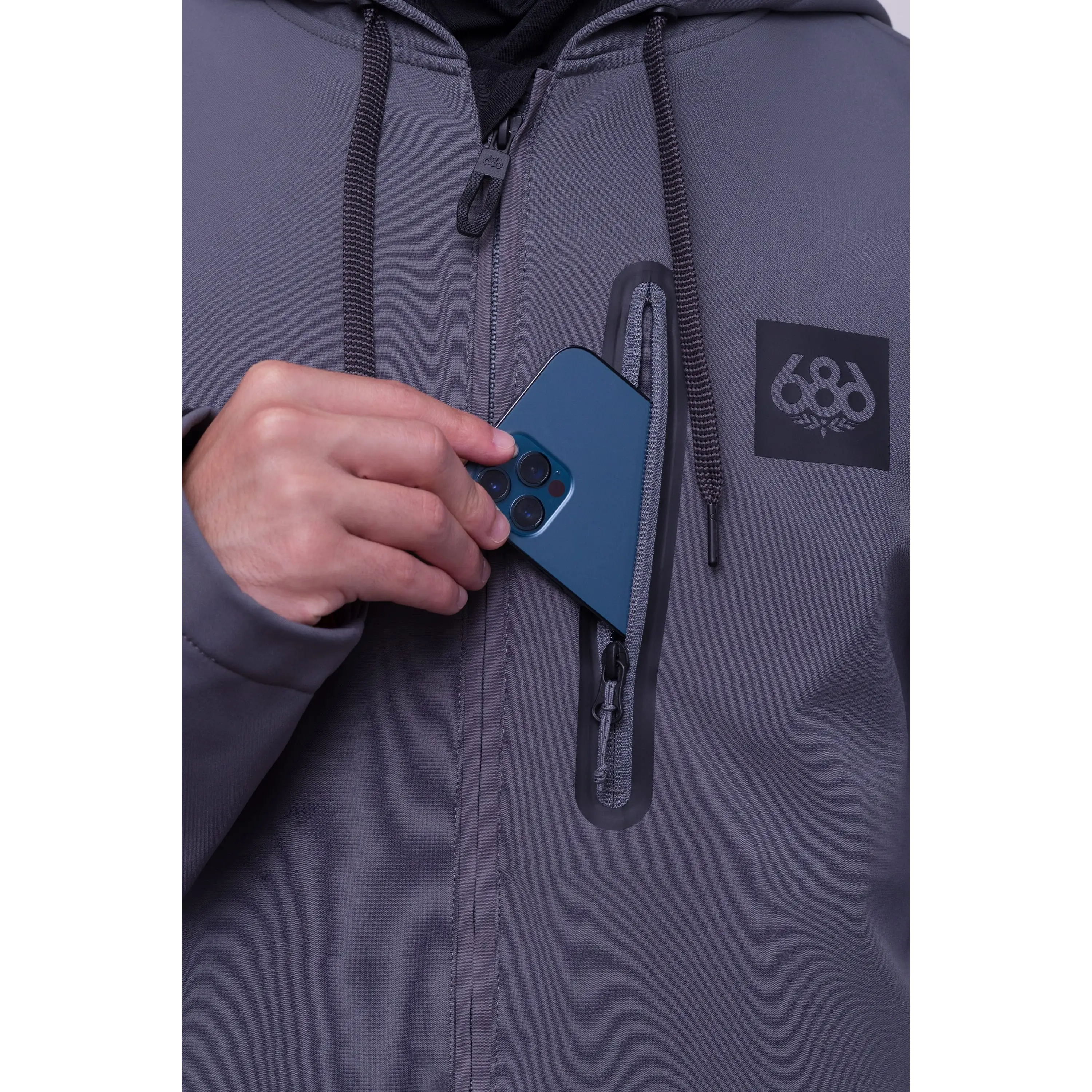 686 Waterproof Zip Hoody