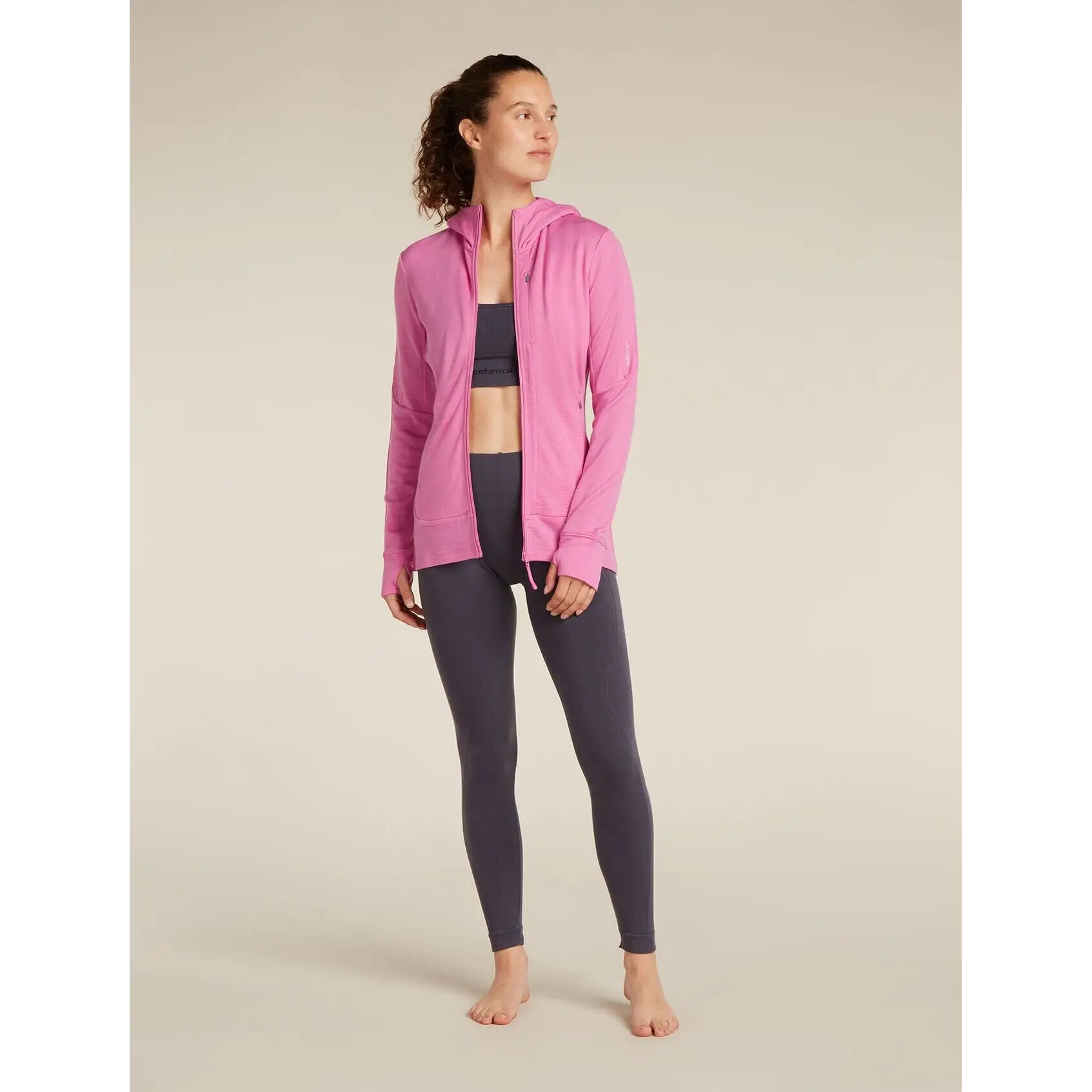 Icebreaker Womens Merino 260 Quantum Long Sleeve Zip Hoodie 2025