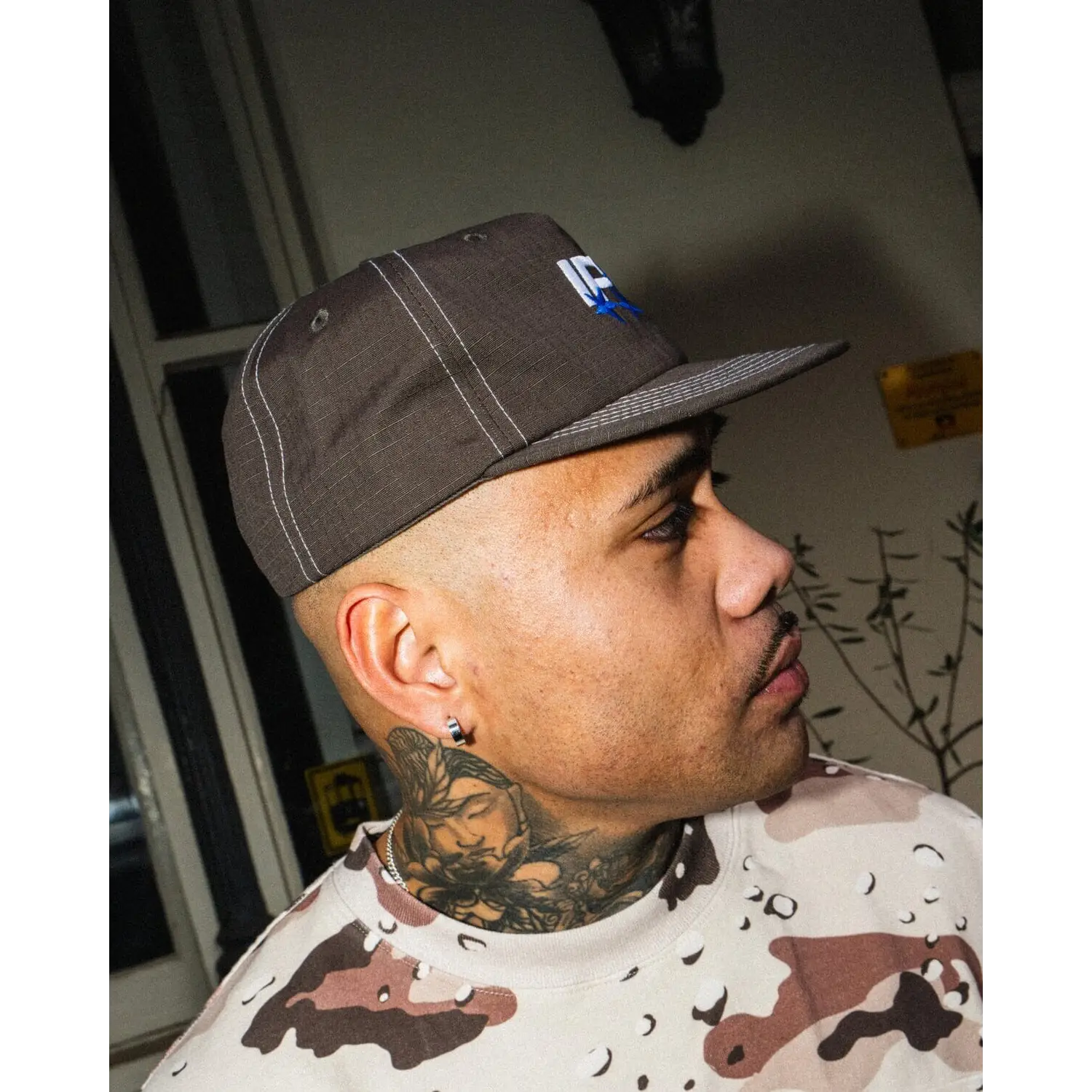 ICHPIG Capital Snapback Hat - Dark Brown