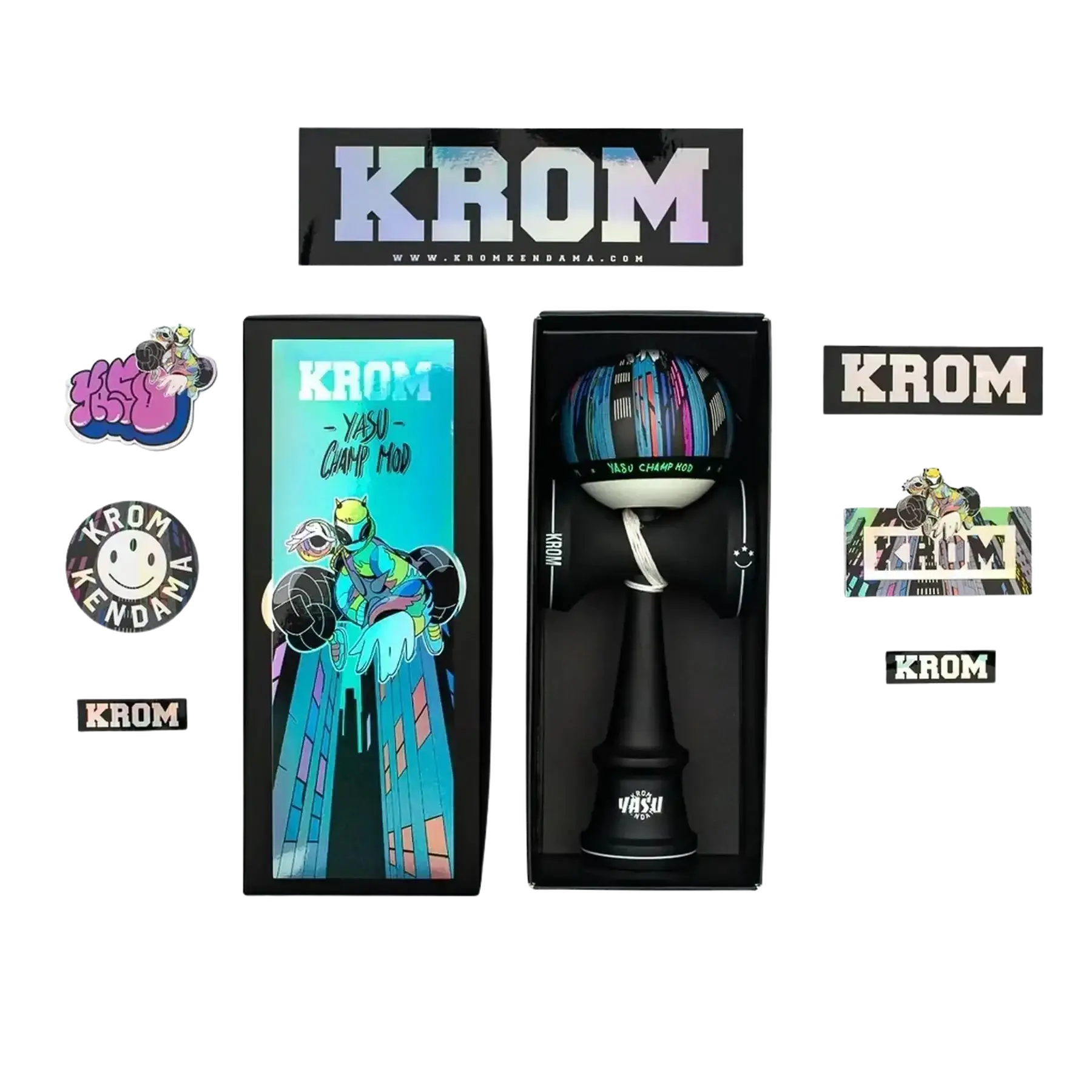 Krom Yasu Champ Model Kendama - Birch
