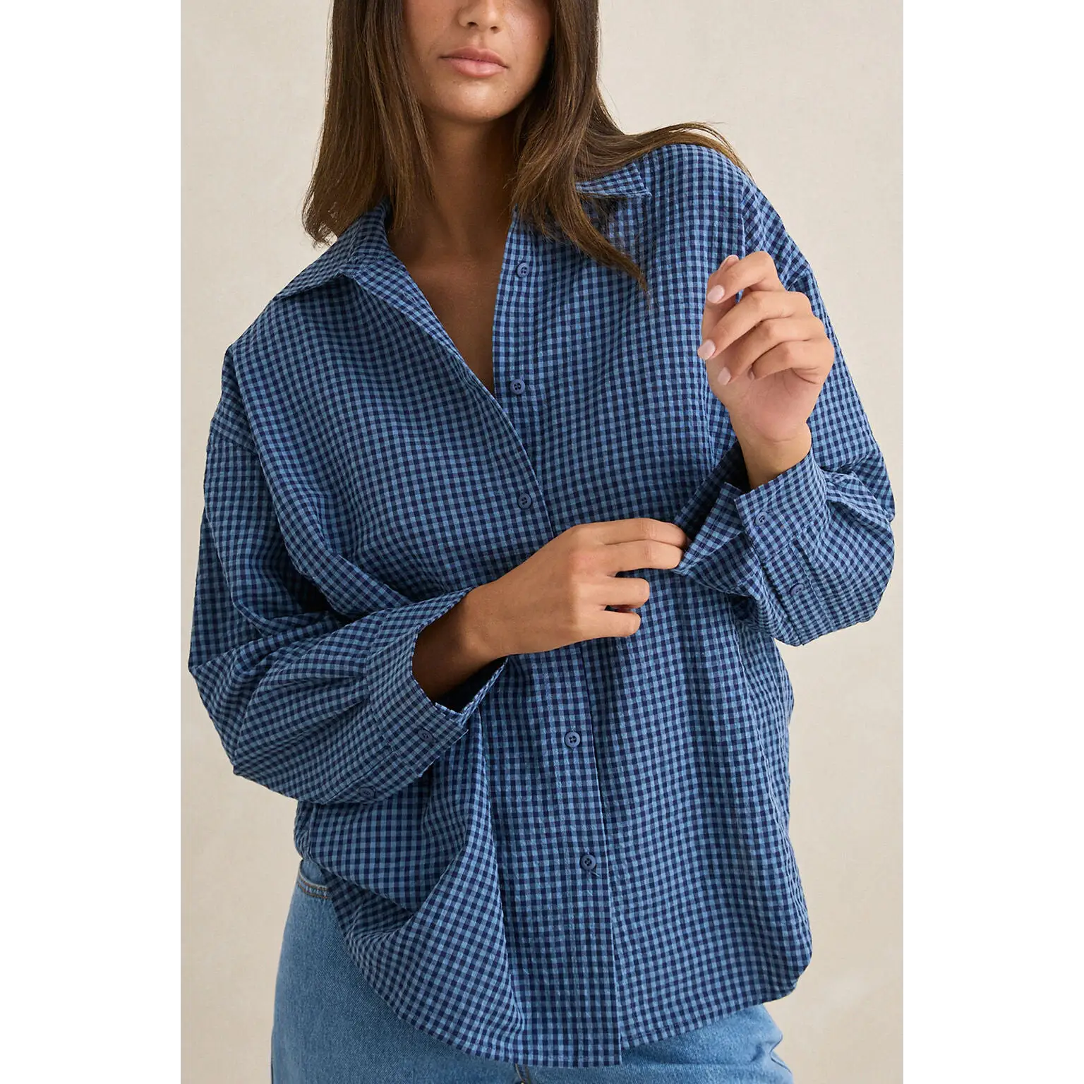 Rhythm Serene Oversized Long Sleeve Shirt