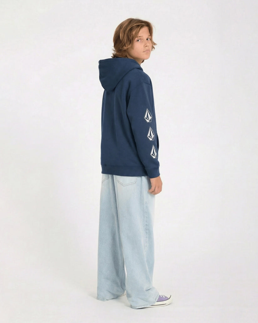 Volcom Youth Iconic Stone Gid Zip Hoodie