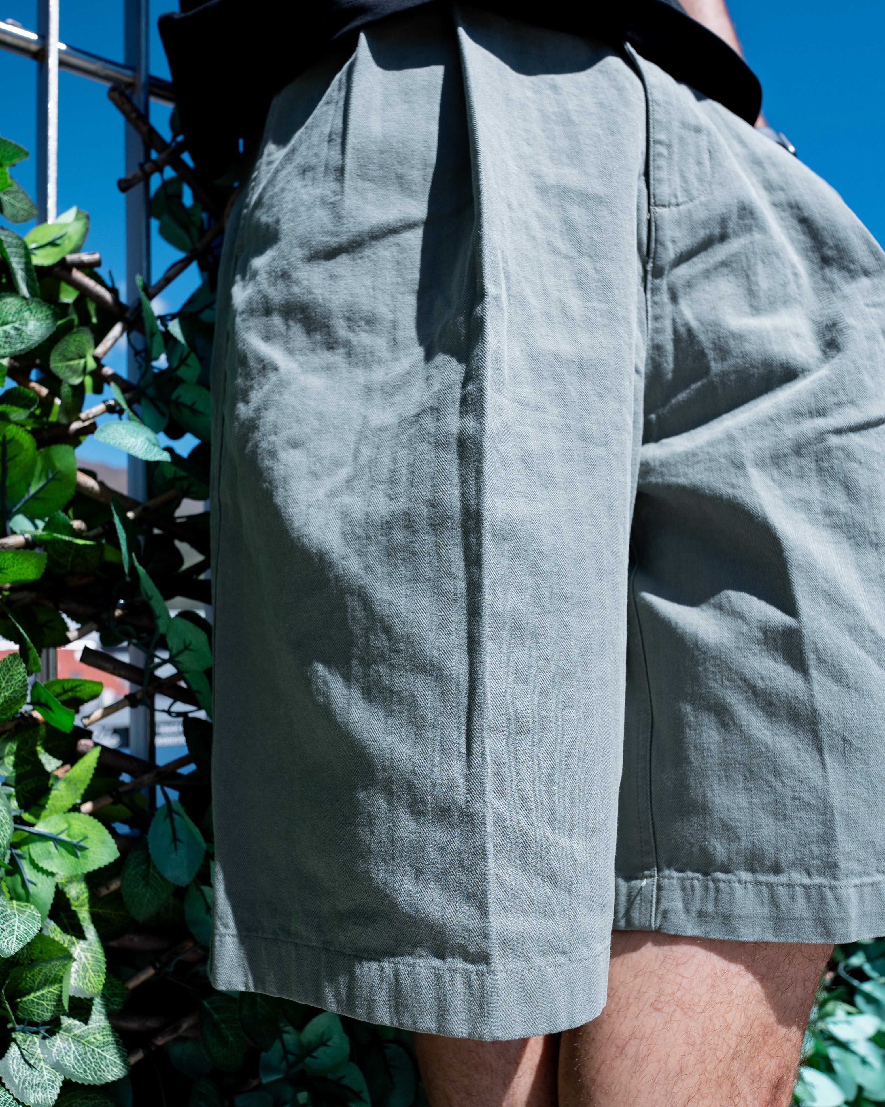 Butter Pleated Shorts