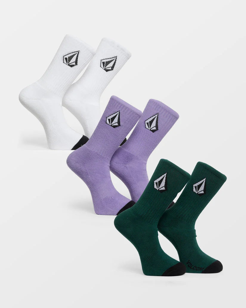 Volcom Full Stone Youth 3 Pack Socks