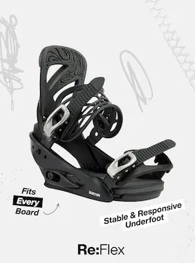 Burton Genesis Re:Flex Snowboard Bindings 2026