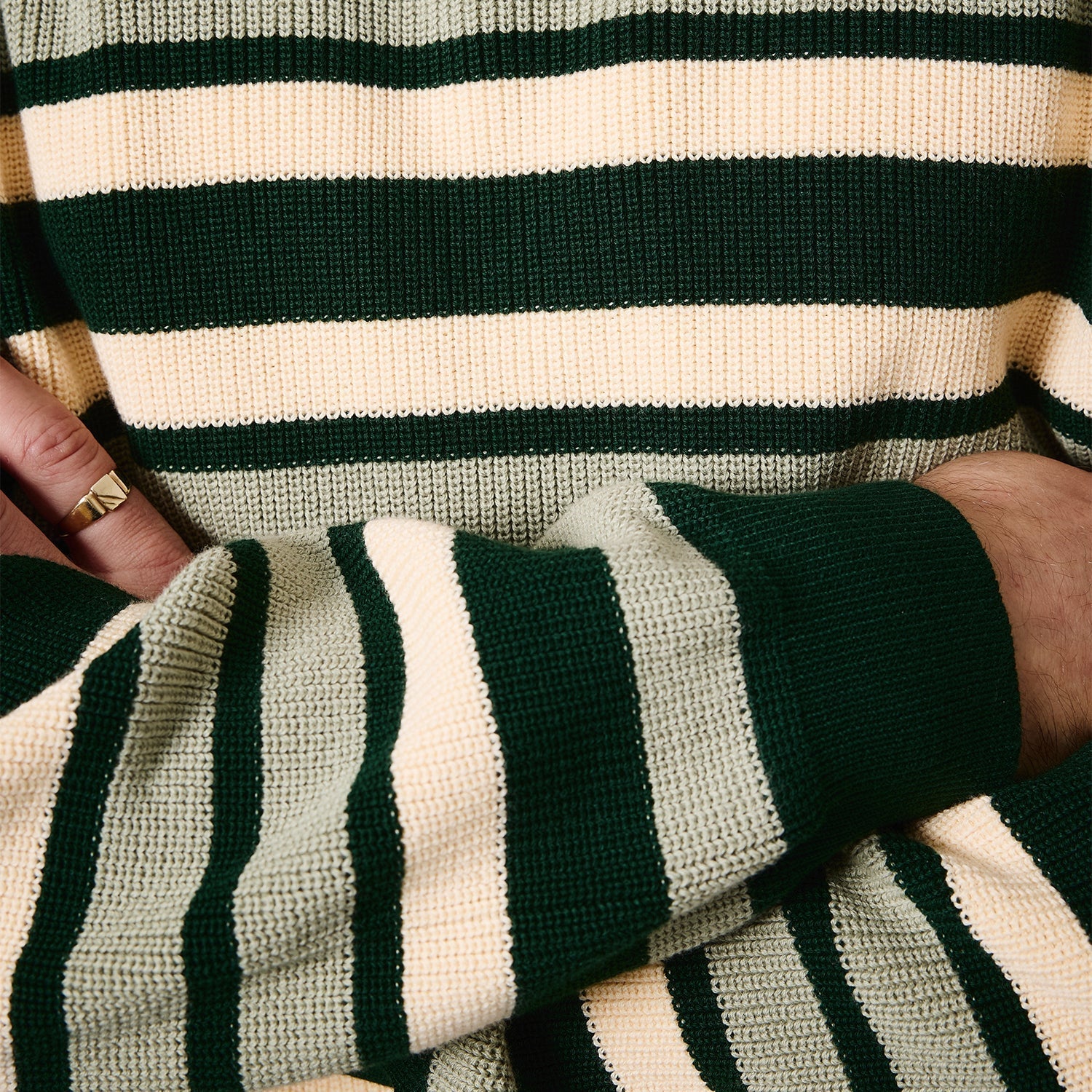 Passport Striped Organic Knit Sweater