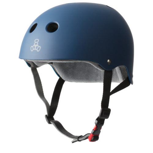 Triple 8 The Certified Skate Helmet SS - Matte Navy
