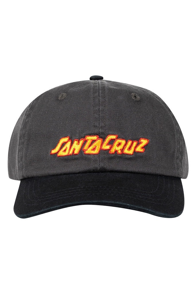 Santa Cruz Youth Singular Script Strip Dad Cap