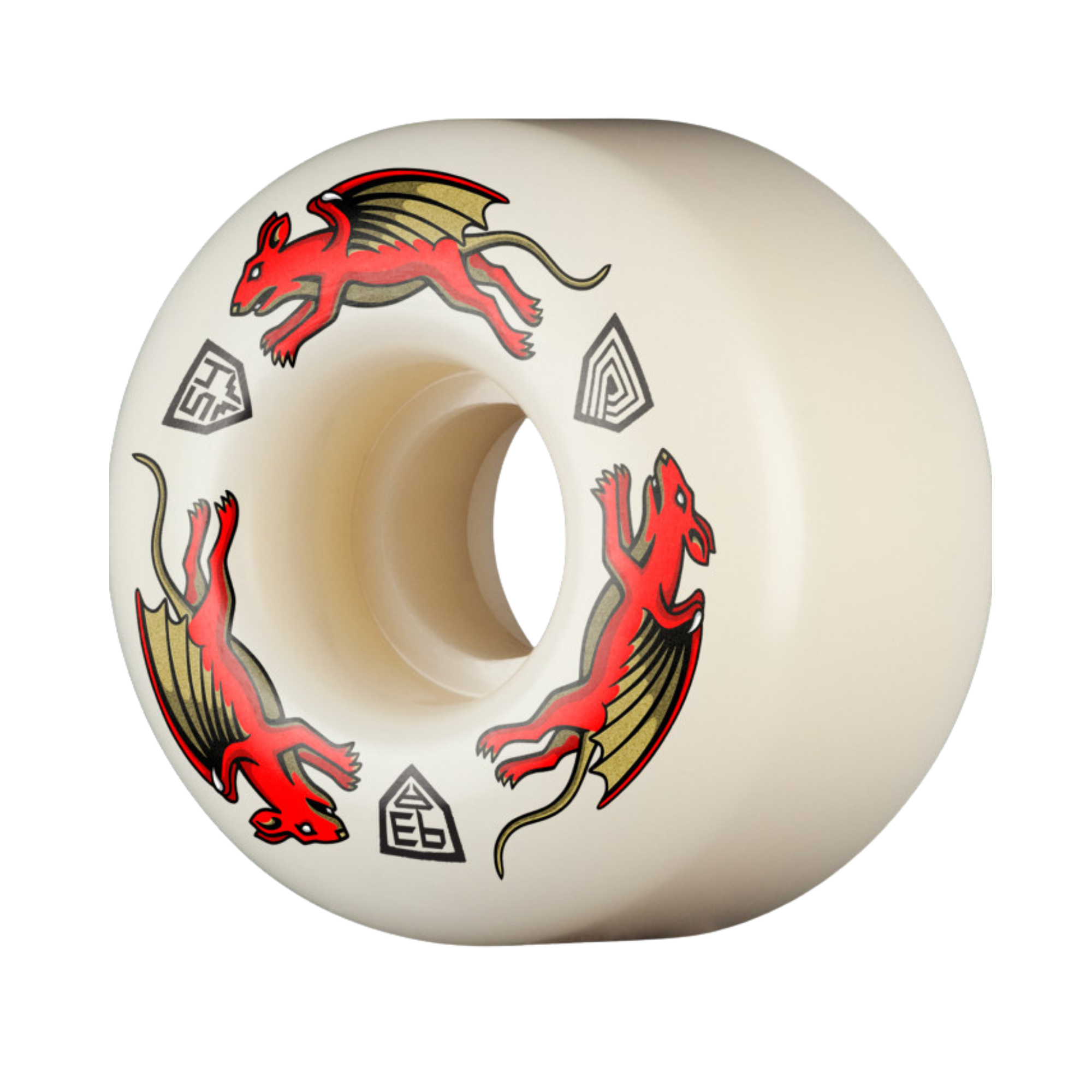 Powell Peralta Dragon Formula Red Nano Rat 93A Skate Wheels