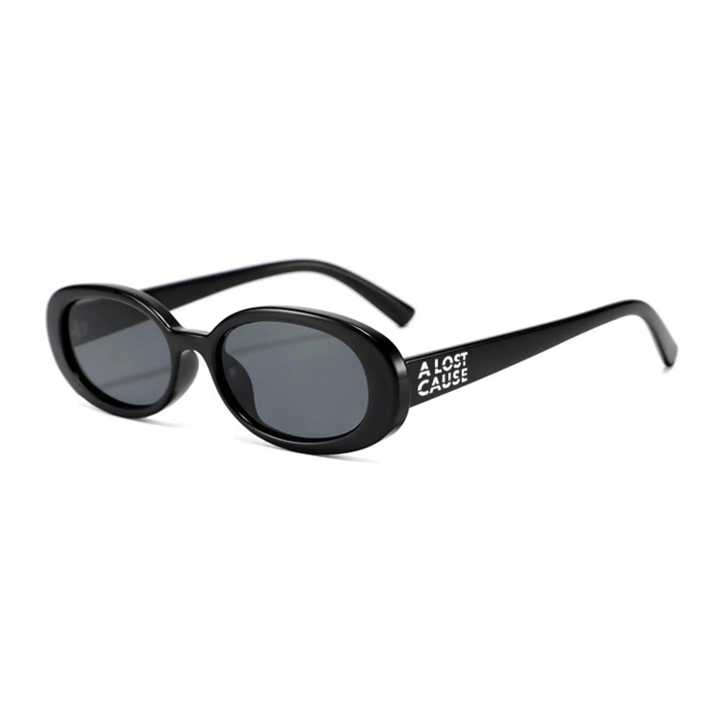 A Lost Cause Cobain Sunglasses Black / Smoke Lens