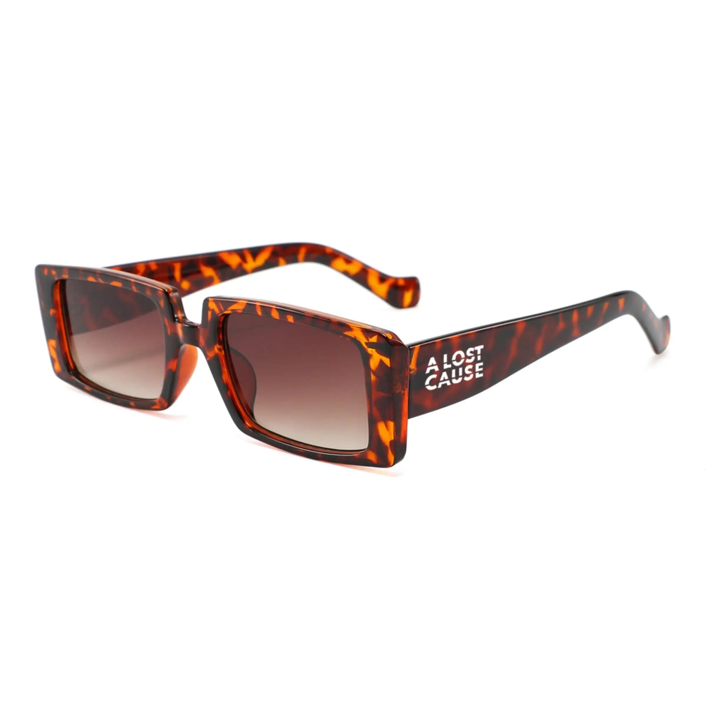 A Lost Cause Lockdown Sunglasses Tortoise / Brown Gradient