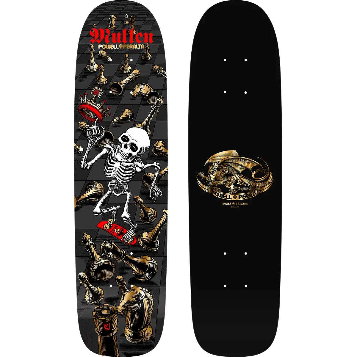 Powell Peralta Bones Brigade Series 16 Mullen Deck - Black