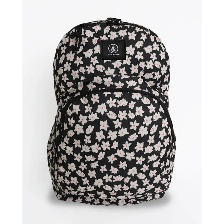 Volcom Patch Attack Backback - Black White