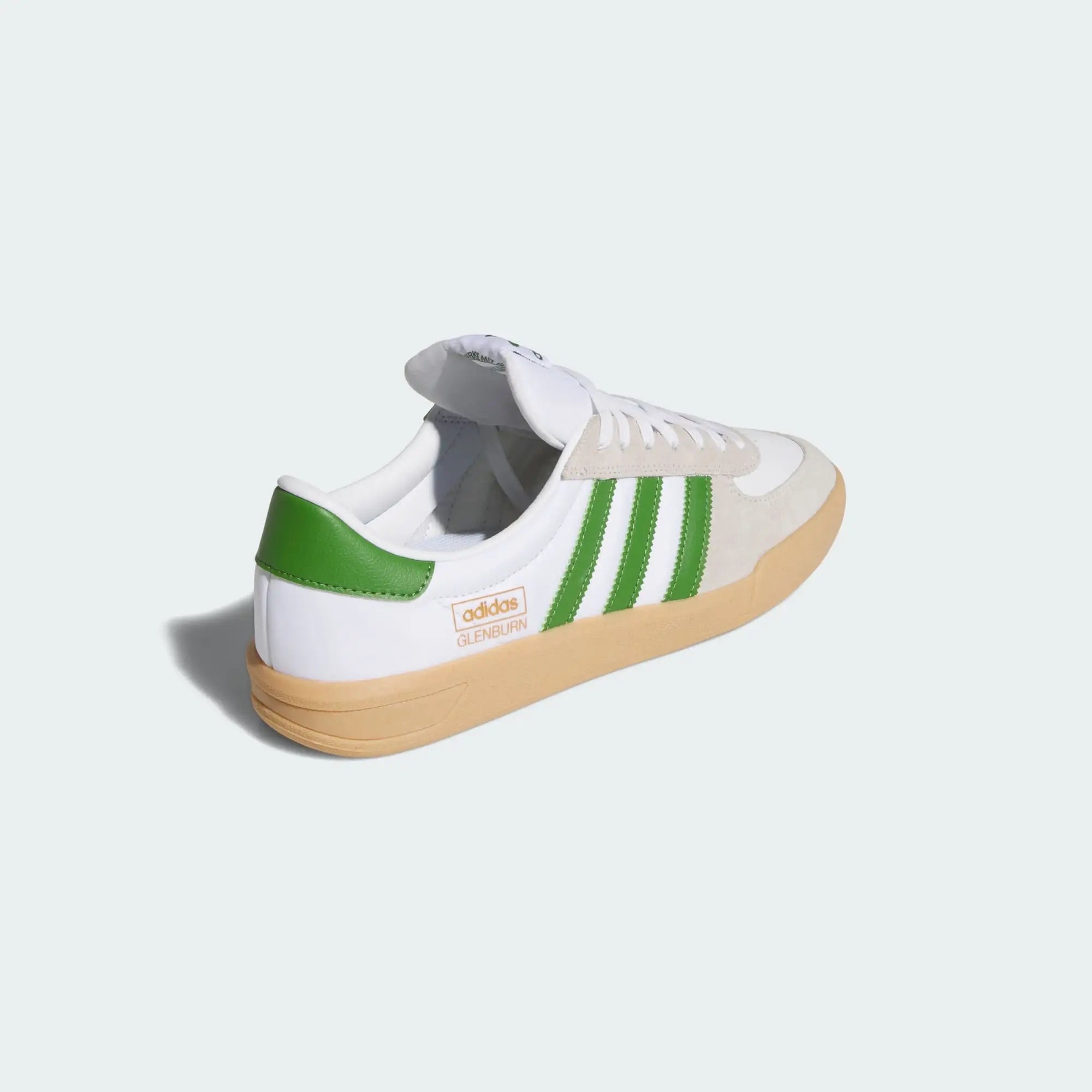 Adidas Glenburn Shoes - Cloud White / Crew Green / Gum