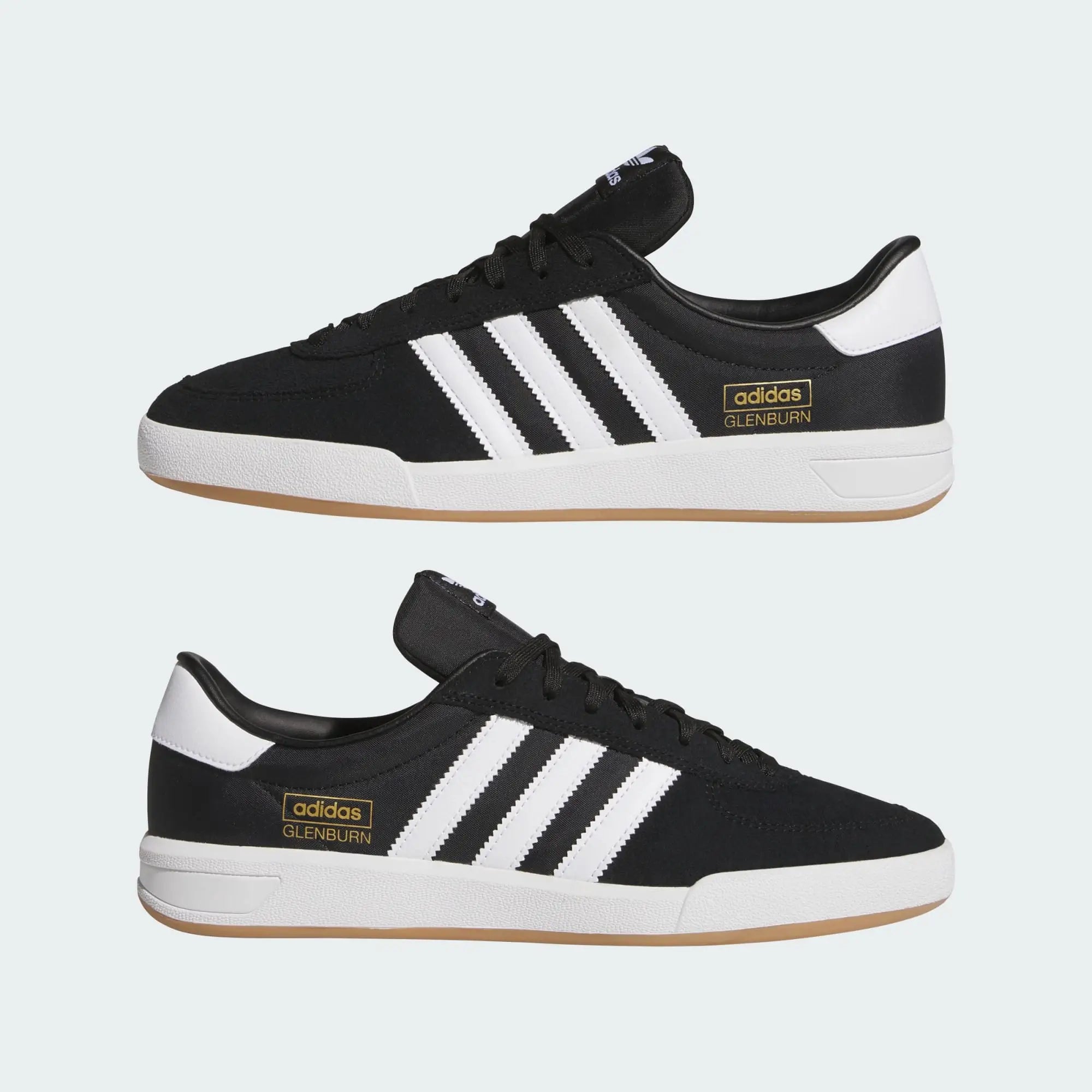 Adidas Glenburn Shoes - Core Black / Cloud White / Gum