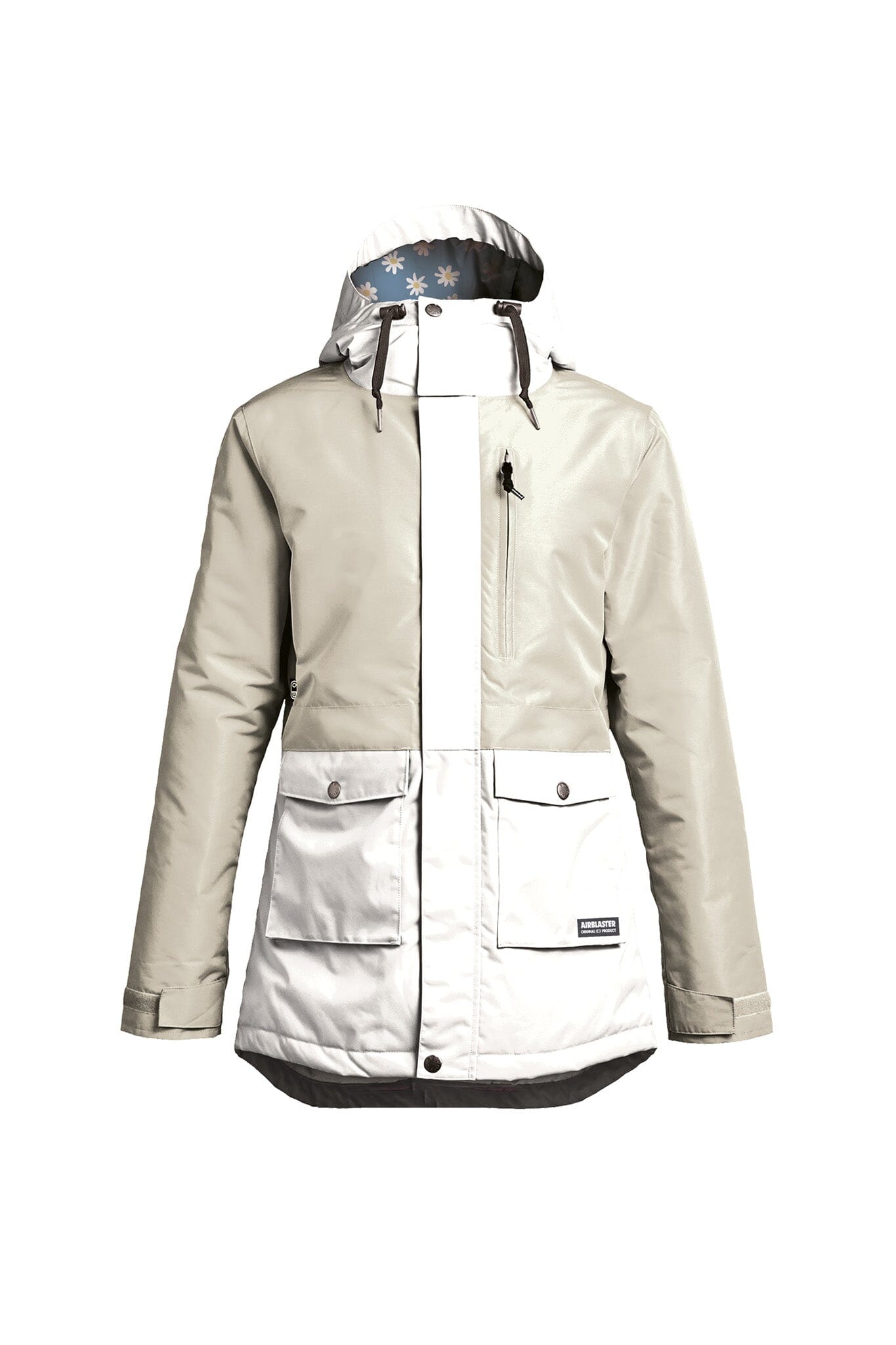 Airblaster Stay Wild Womens Parka Sand / Bone S