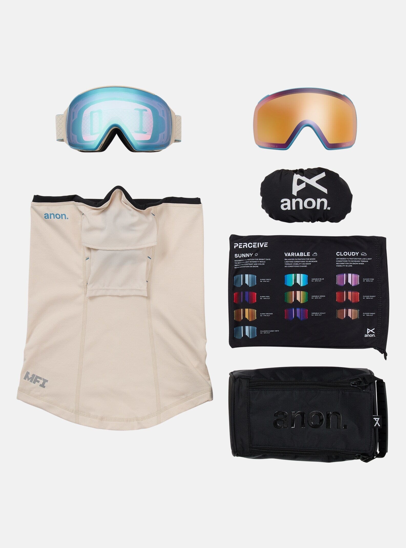 Anon M4 Toric Goggles + Bonus Lens + MFI® Mask