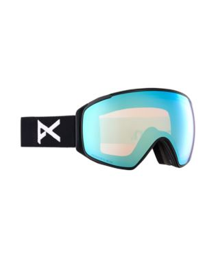 Anon M4S Toric Goggles + Bonus Lens + MFI face mask 2023 Black / Perceive Variable Blue