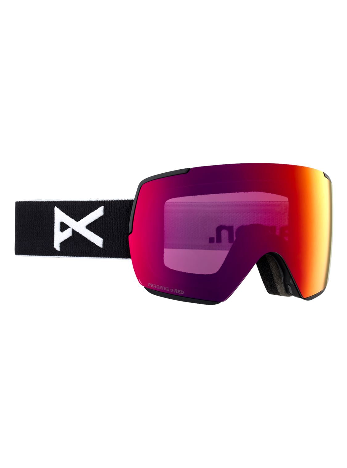 Anon M5S Goggles + Bonus Lens 2024 Black / Perceive Sunny Red / Cloudy Burst