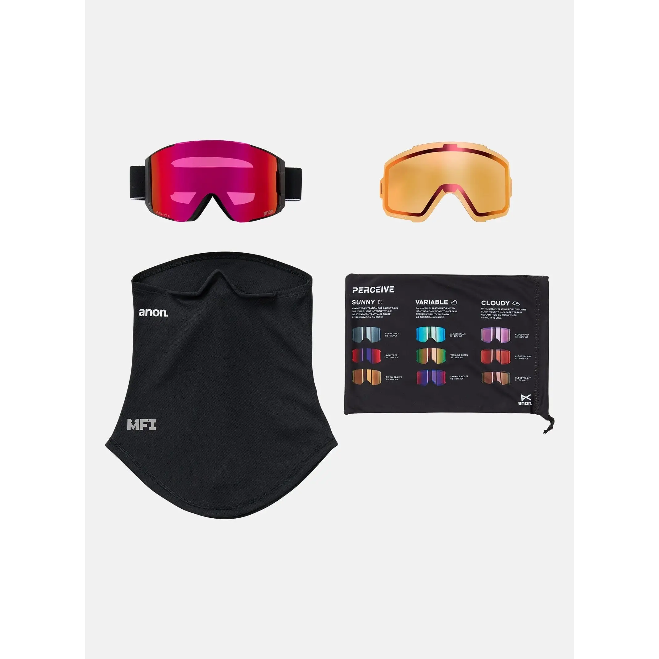 Anon Sync Goggles + Bonus Lens + MFI® Face Mask