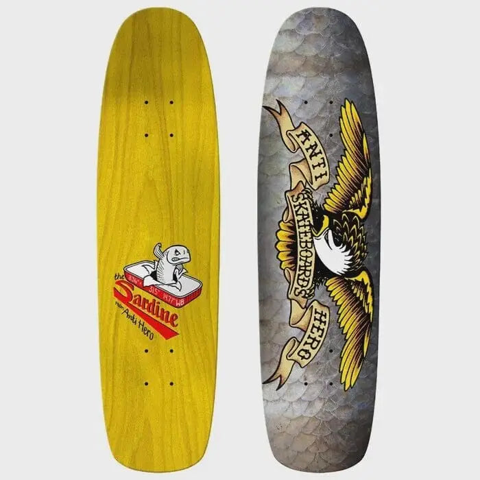 Anti Hero Shaped Eagle The Sardine Skate Deck