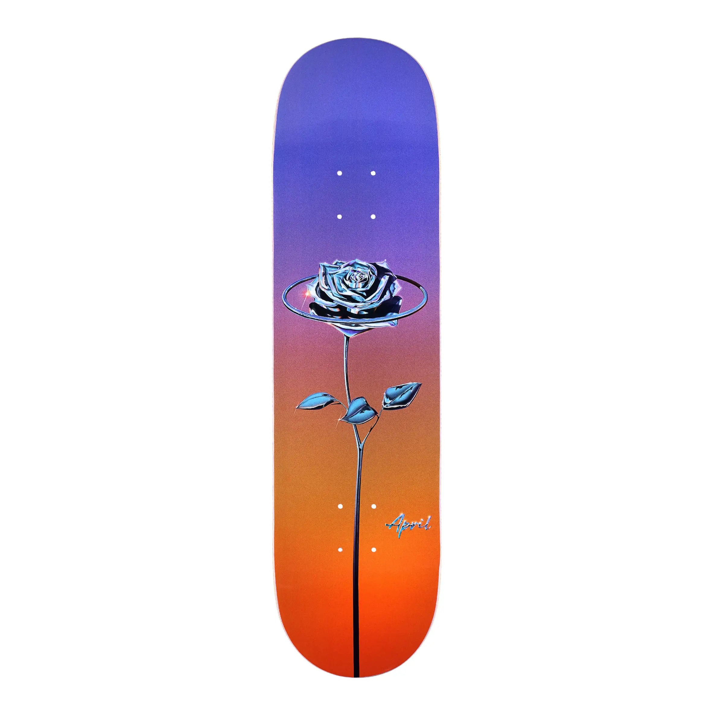 April Chrome Rose Colour Skateboard Deck