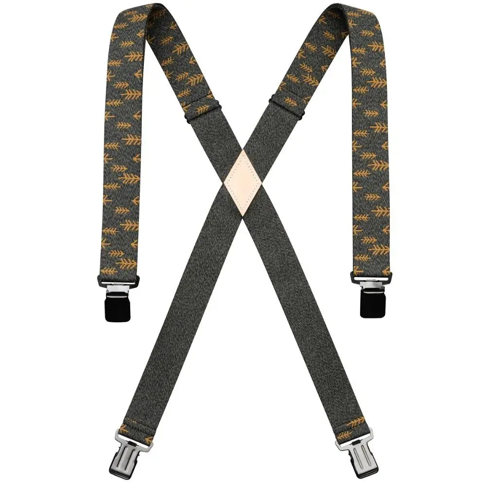 Aracade Jessup Suspenders Jessup Heather Green / Metal Brown