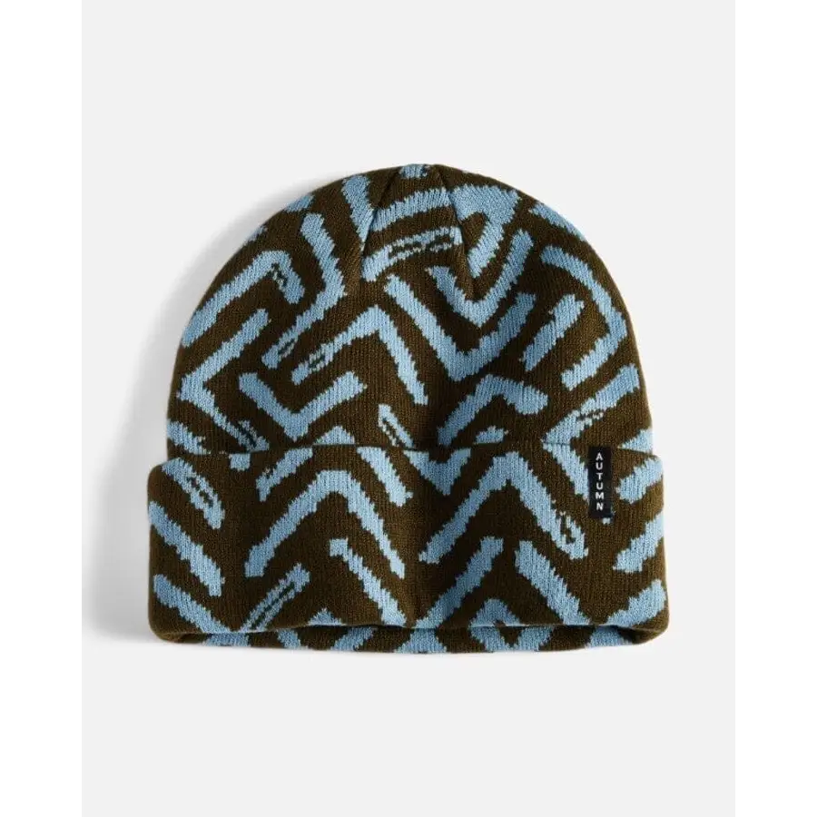 Autumn Geo Beanie