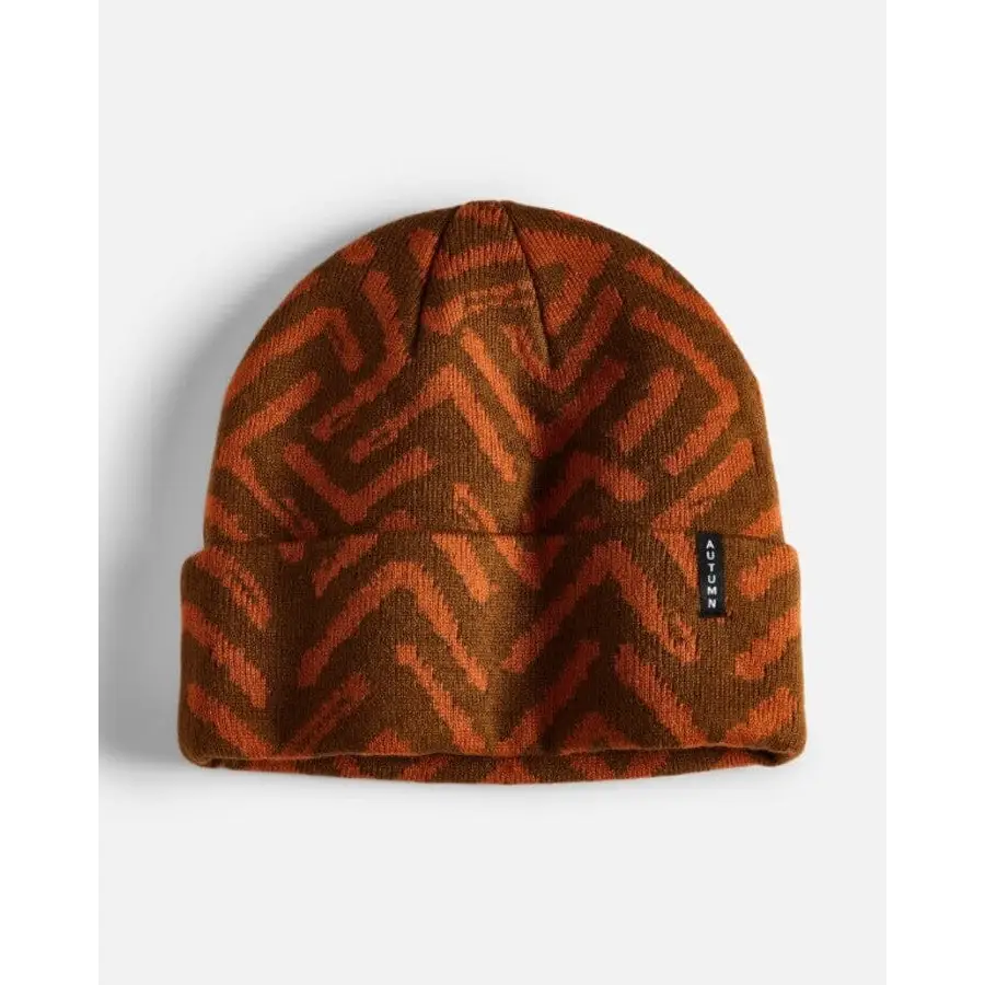 Autumn Geo Beanie