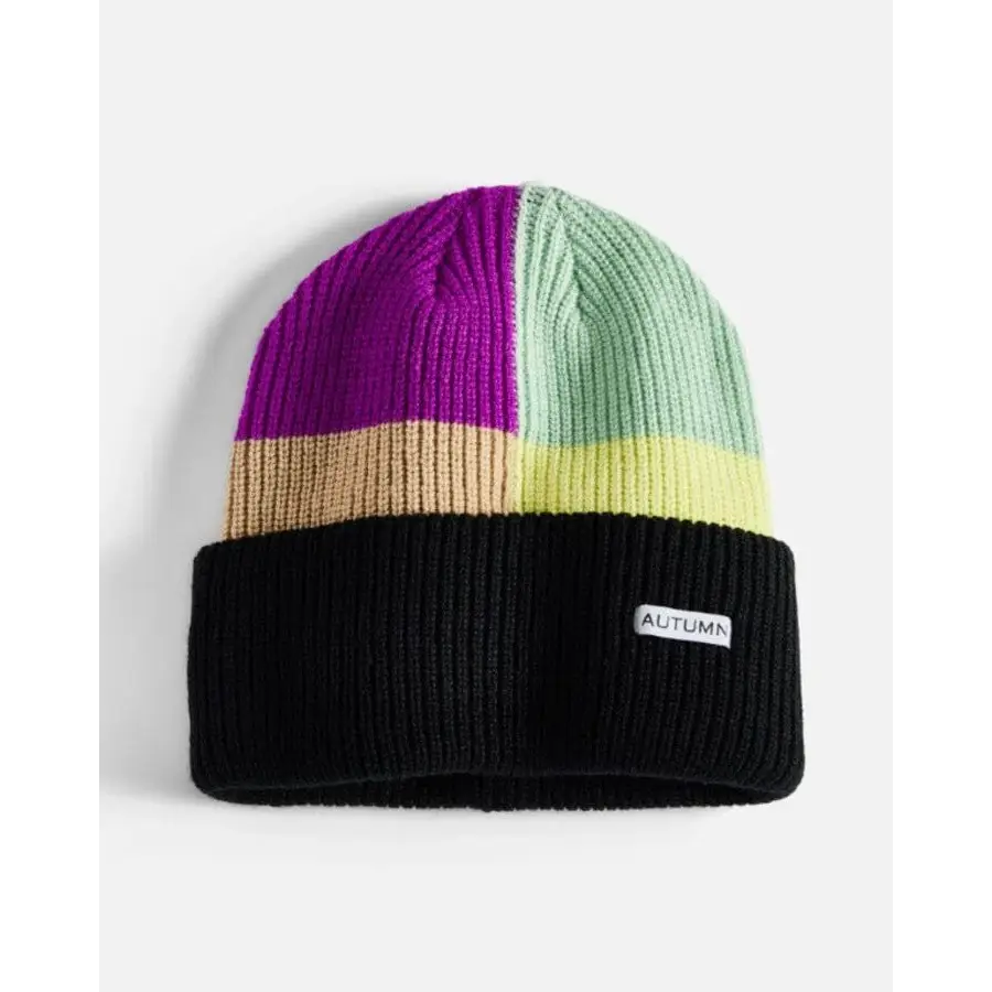 Autumn Patchwork Beanie