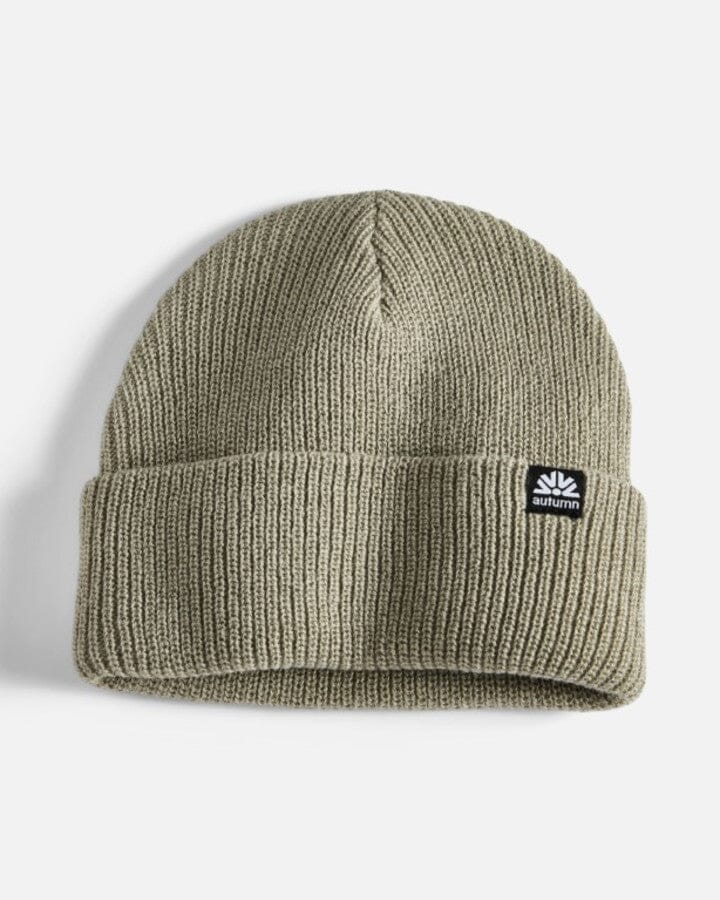 Autumn Simple Beanie Stone Grey
