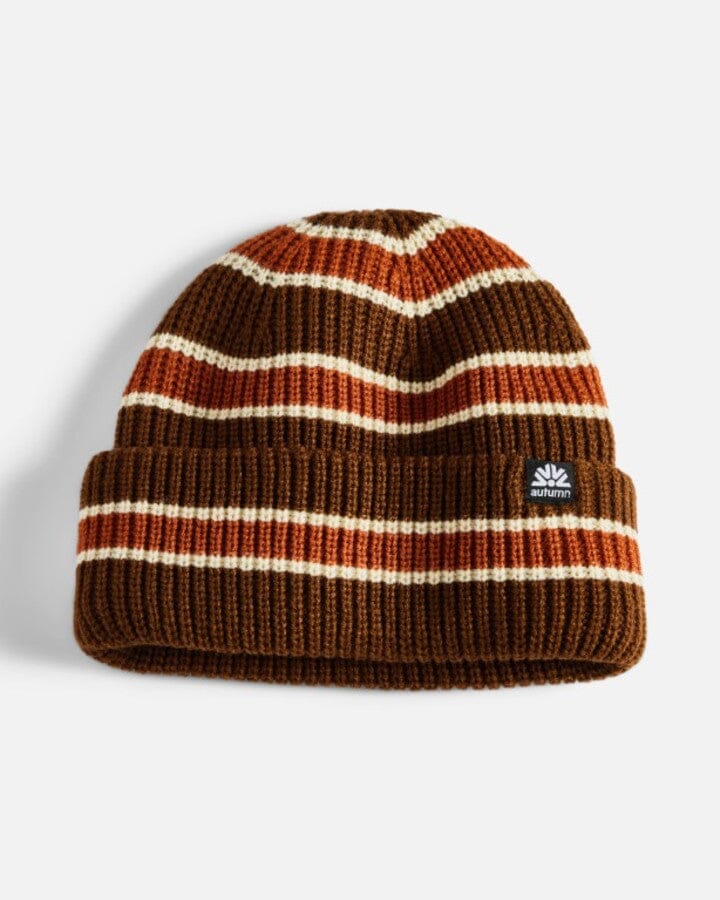 Autumn Slacker Beanie Brown