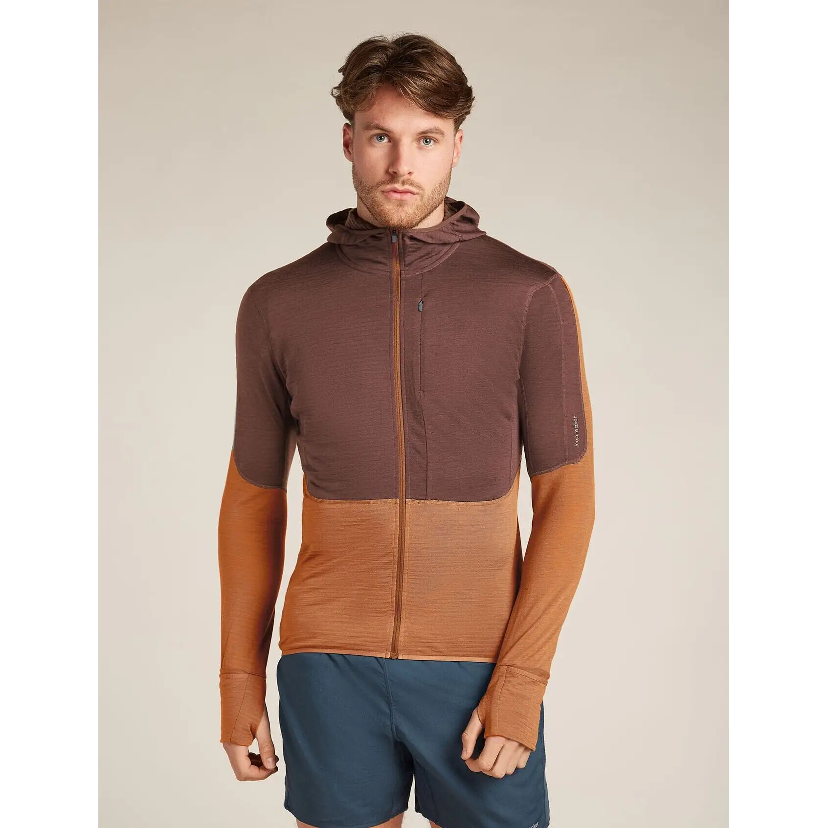 Icebreaker Merino Blend 200 Realfleece Descender Long Sleeve Zip Hoodie 2025