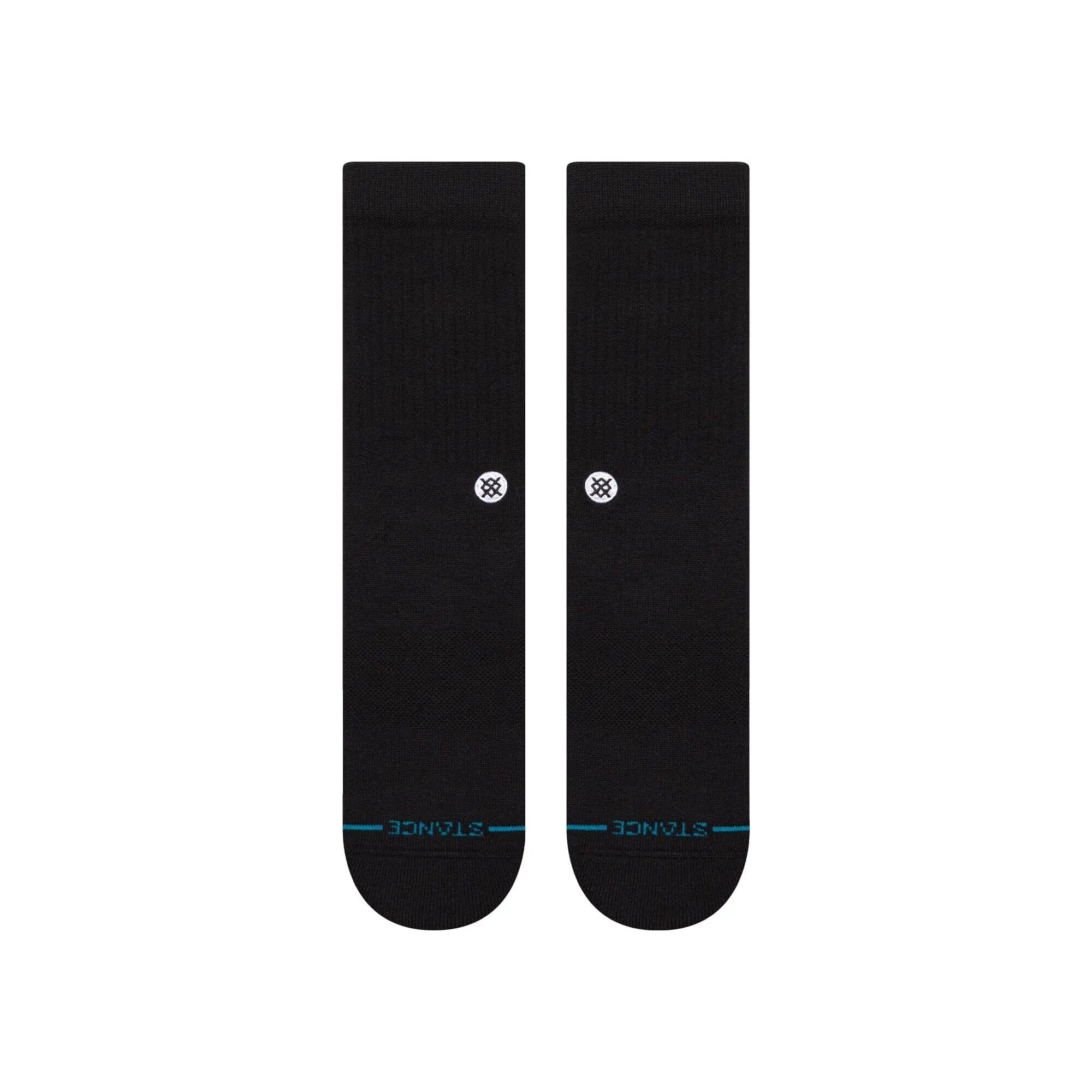 Stance Icon Crew Socks - Black / White
