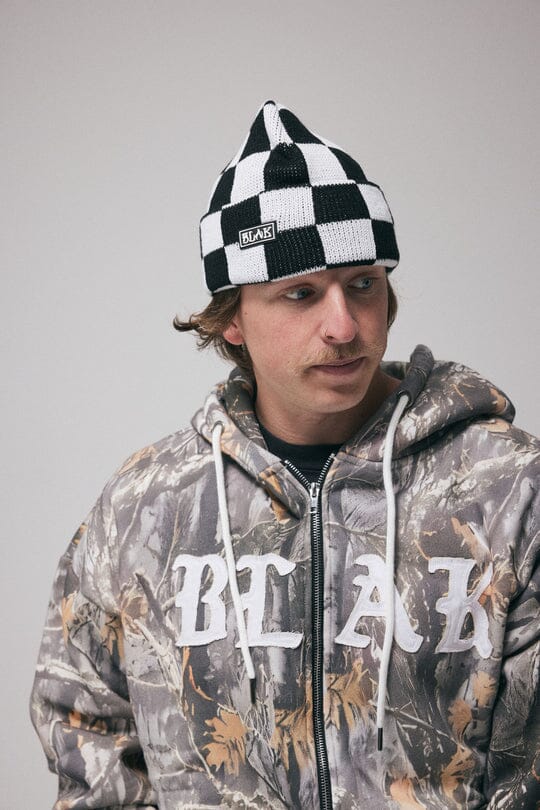 Blak Check Mate Beanie
