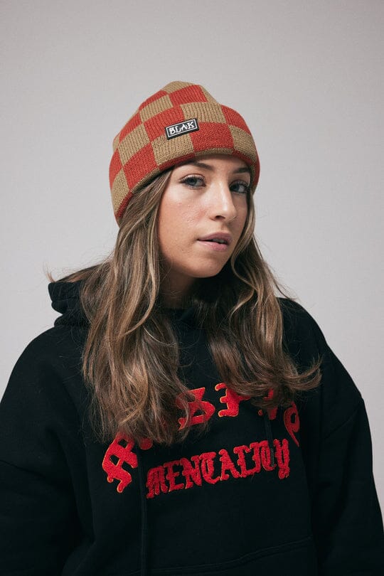 Blak Check Mate Beanie